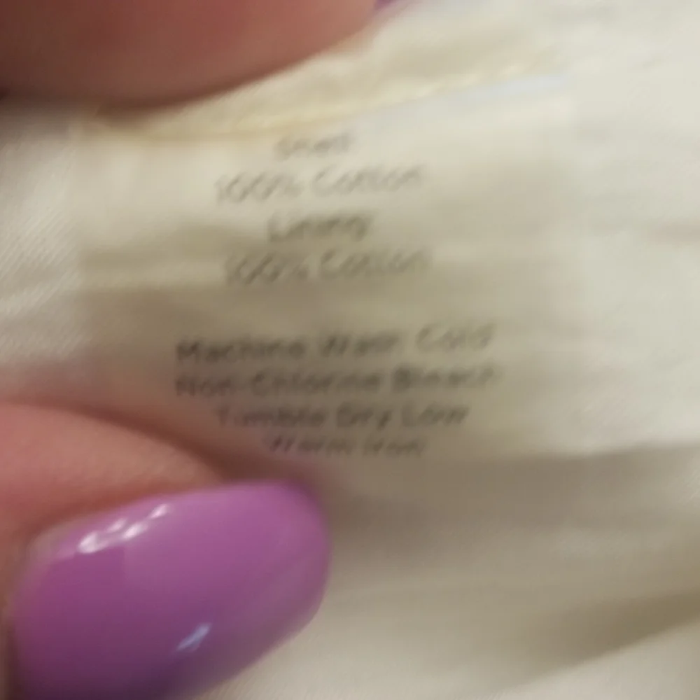 Talbots women's white skirt - Picture 8 of 9